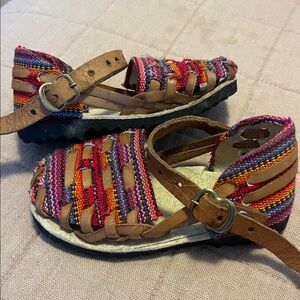 Woven toddler shoes